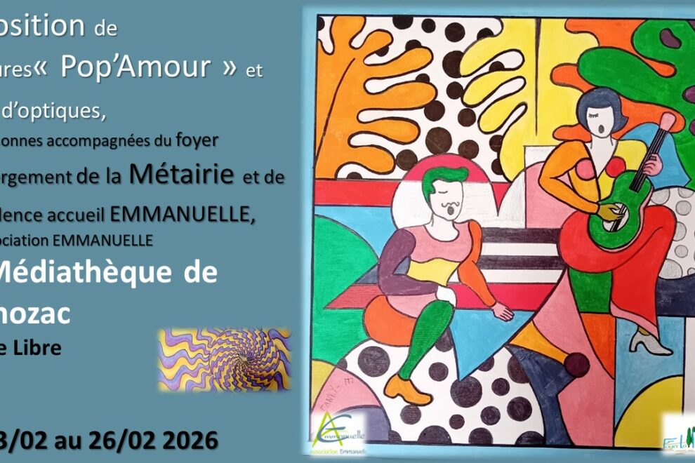 Affiche Exposition Médiathéque Février 2026
