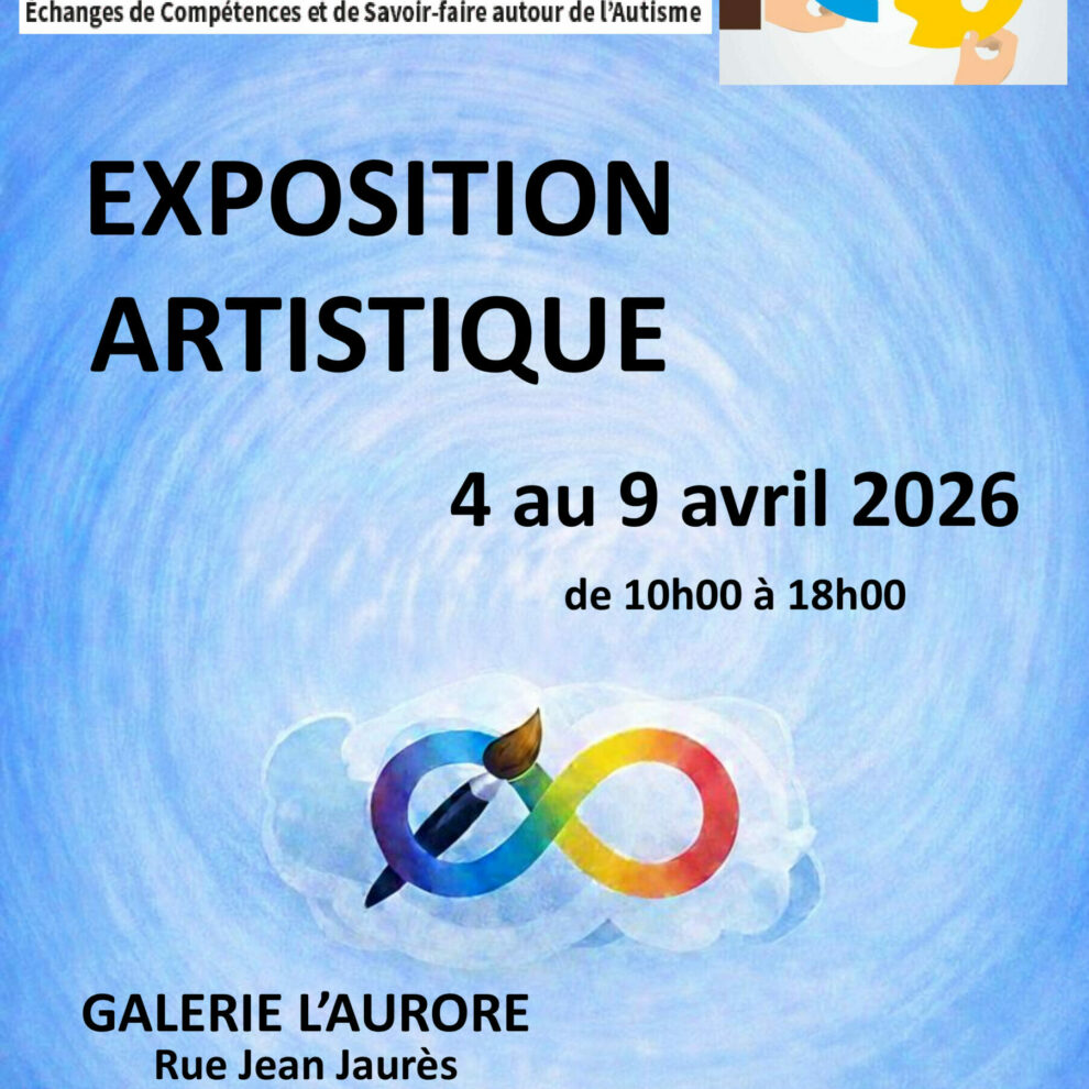 affiche expo ecsautisme